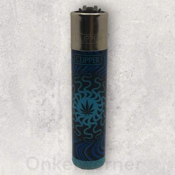 Blue Leaves Clipper Feuerzeug